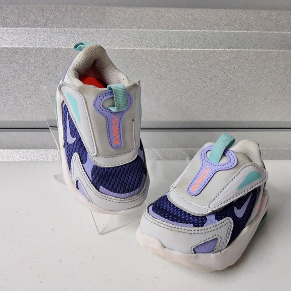 Nike Air Max Toddler Shoes Sneakers Purple Cushioned Comfort‎ Size 5C - Picture 1 of 9